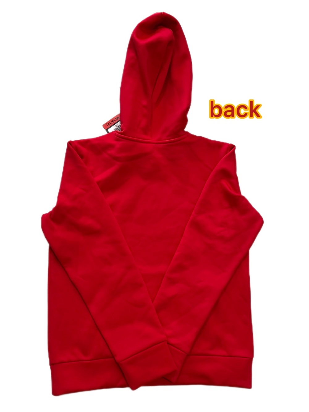Adidas youth medium 10/12 red pullover hoodie sweatshirt new with tags - Picture 2 of 9